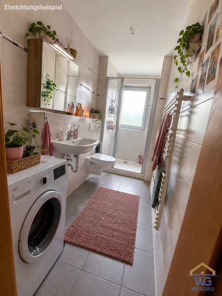 Bad mit großer Dusche
